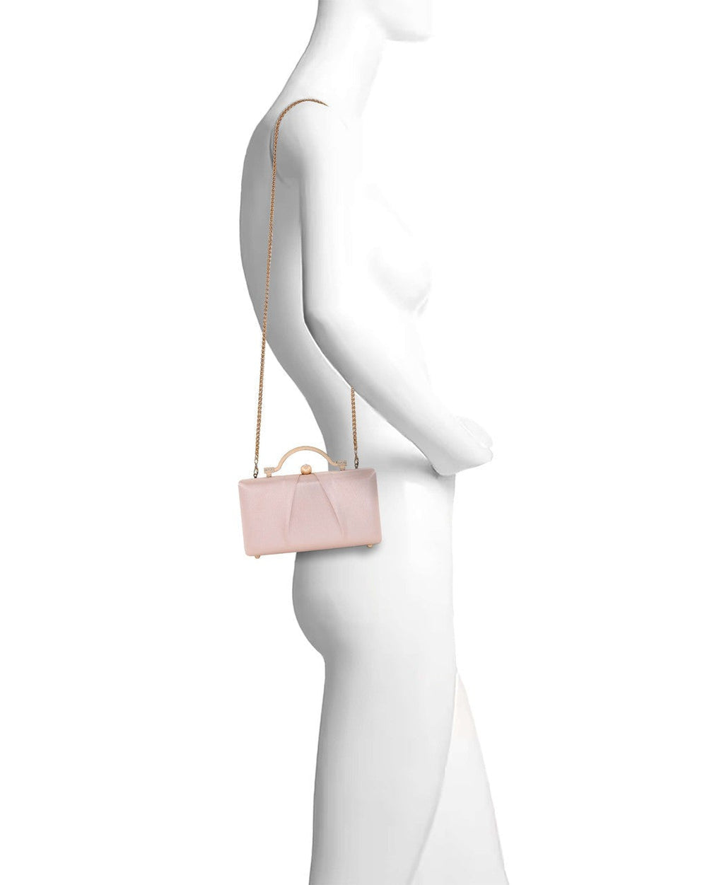 Emma Satin Minaudiere with Outer Pocket