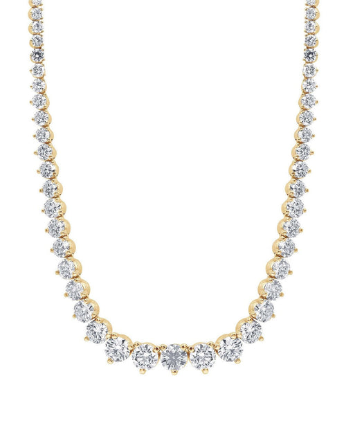 15CTTW Diamond Graduated Collar Necklace