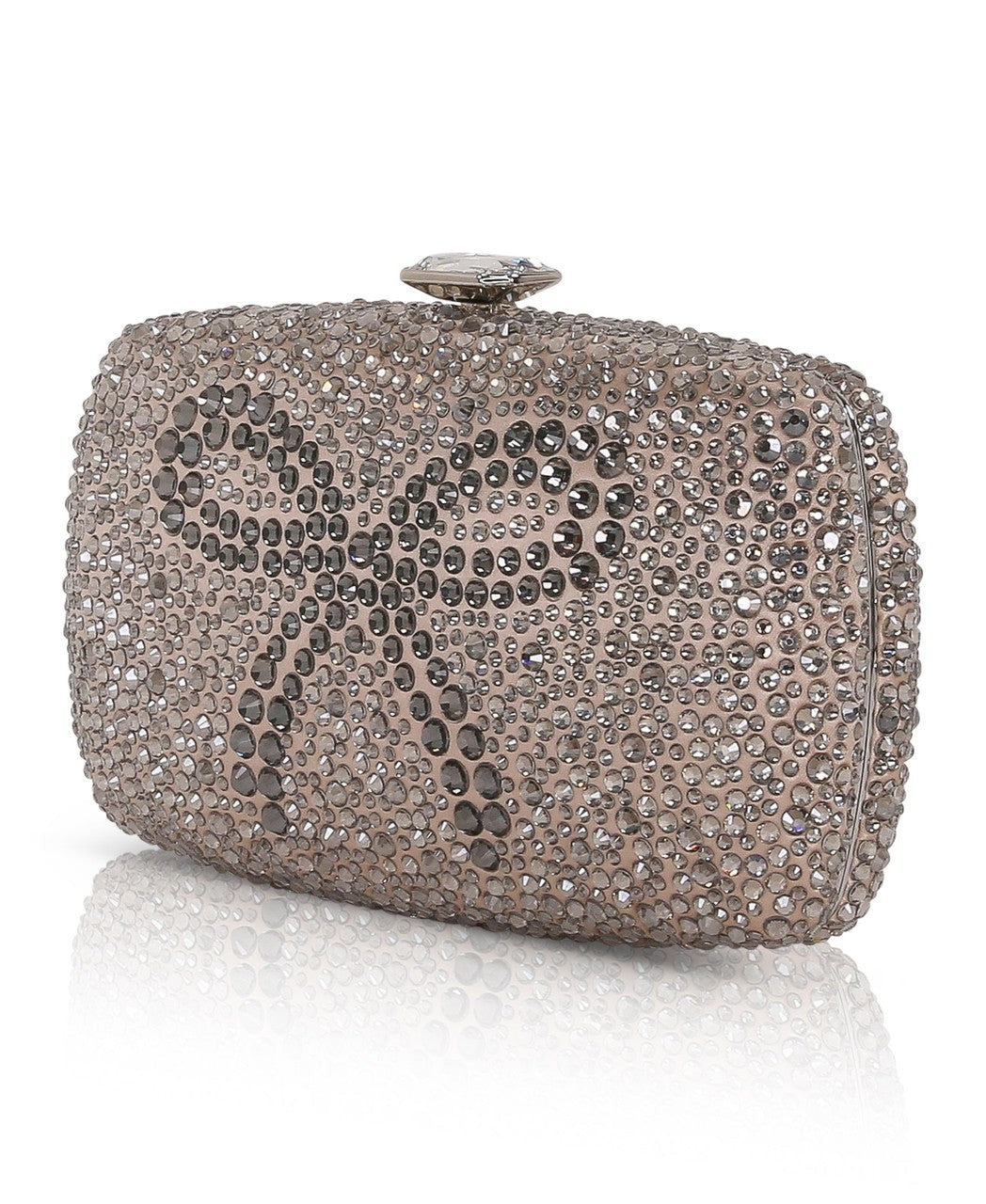 Sheena Crystal Box Clutch