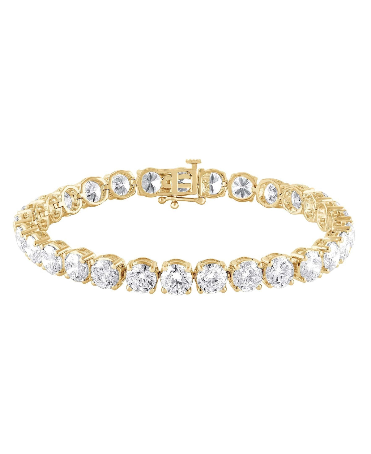20CTTW Round Cut Diamond Tennis Bracelet