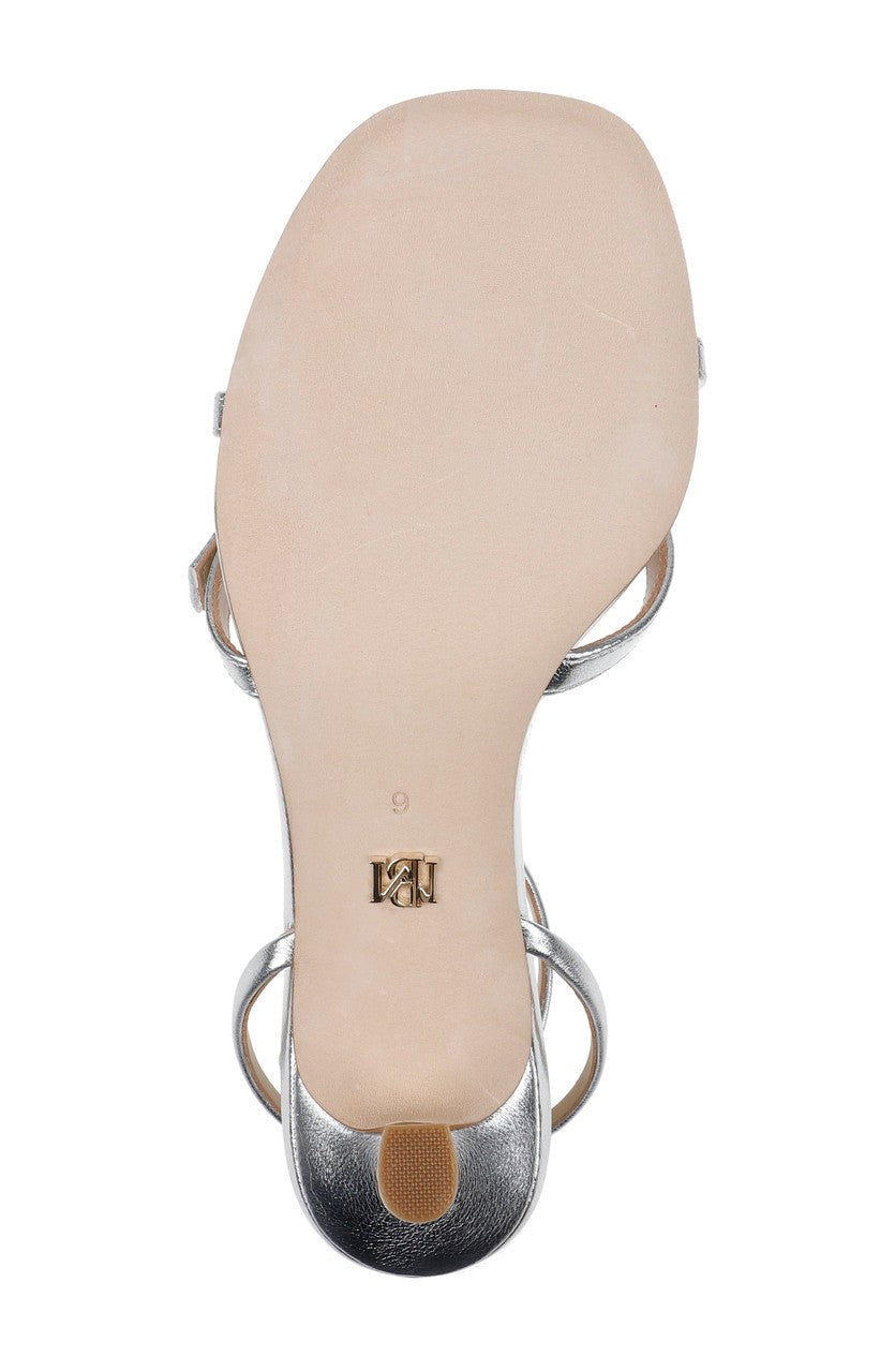 Brynna Leather Sandals with Heart Buckle