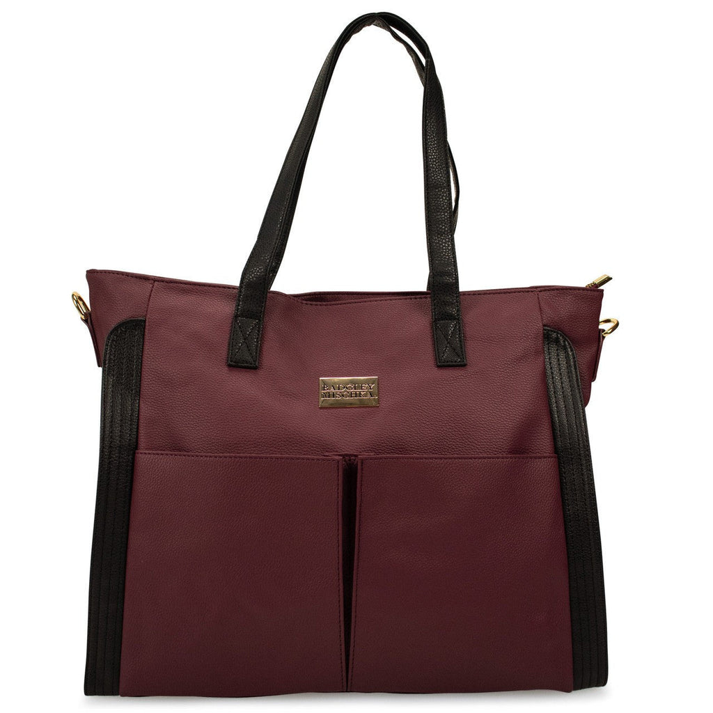 Rose Vegan Leather Travel Tote Weekender Bag