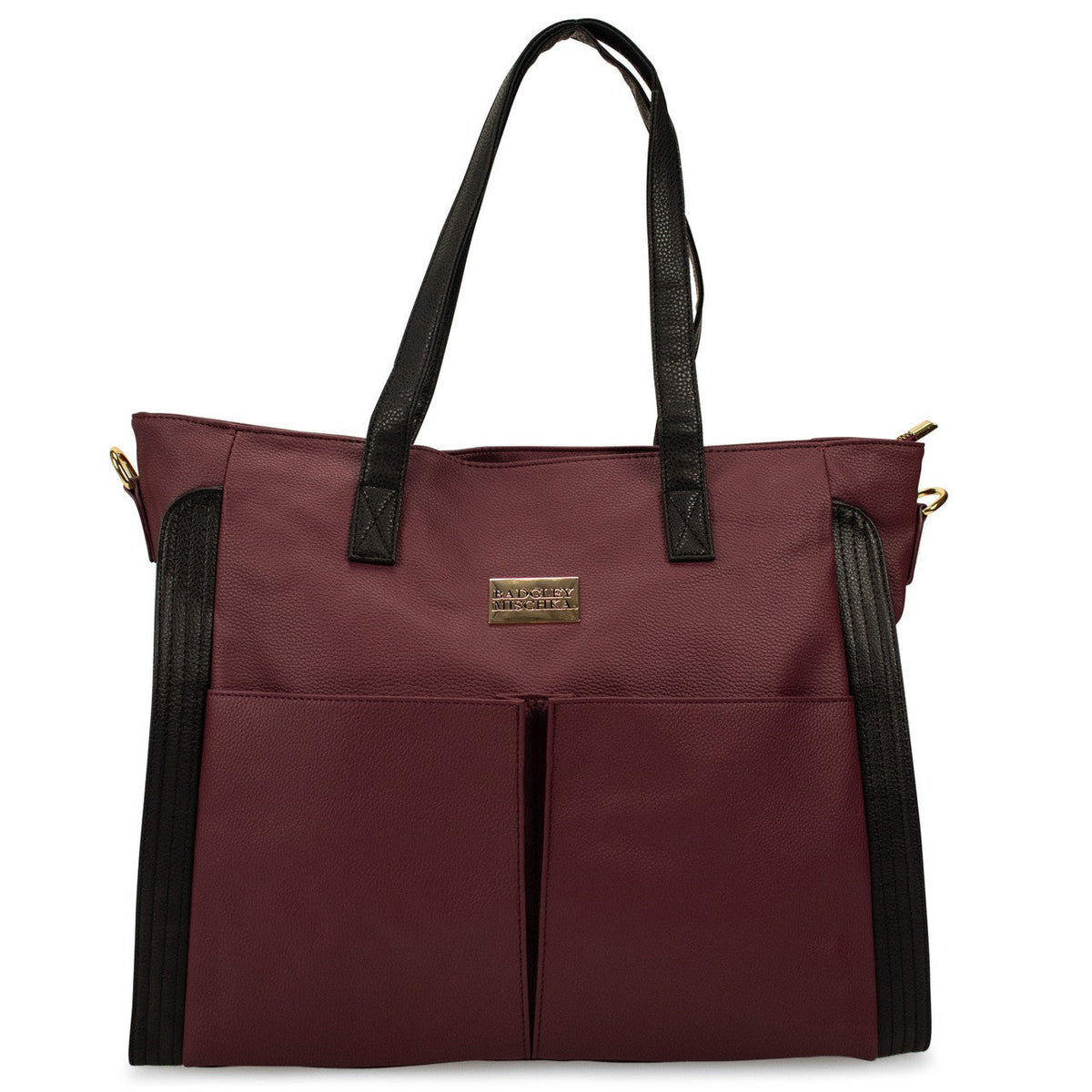 Rose Vegan Leather Travel Tote Weekender Bag