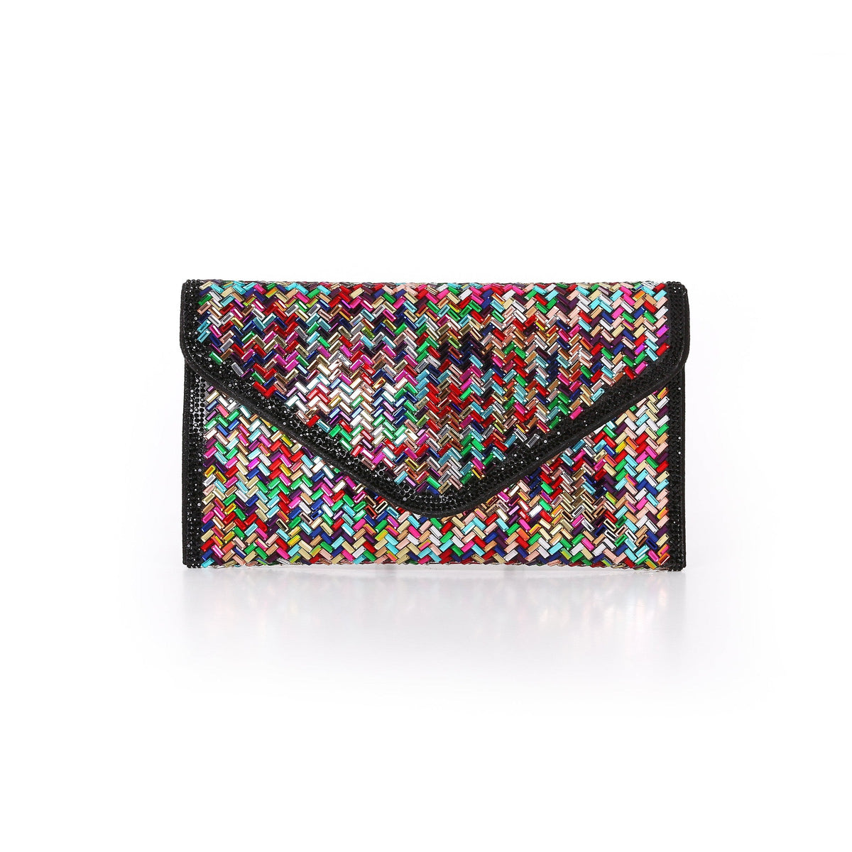 Bibi Slim Crystal Envelope Clutch
