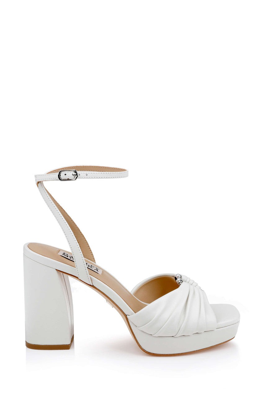 Veda Platform Block Heel Sandal with Ankle Strap