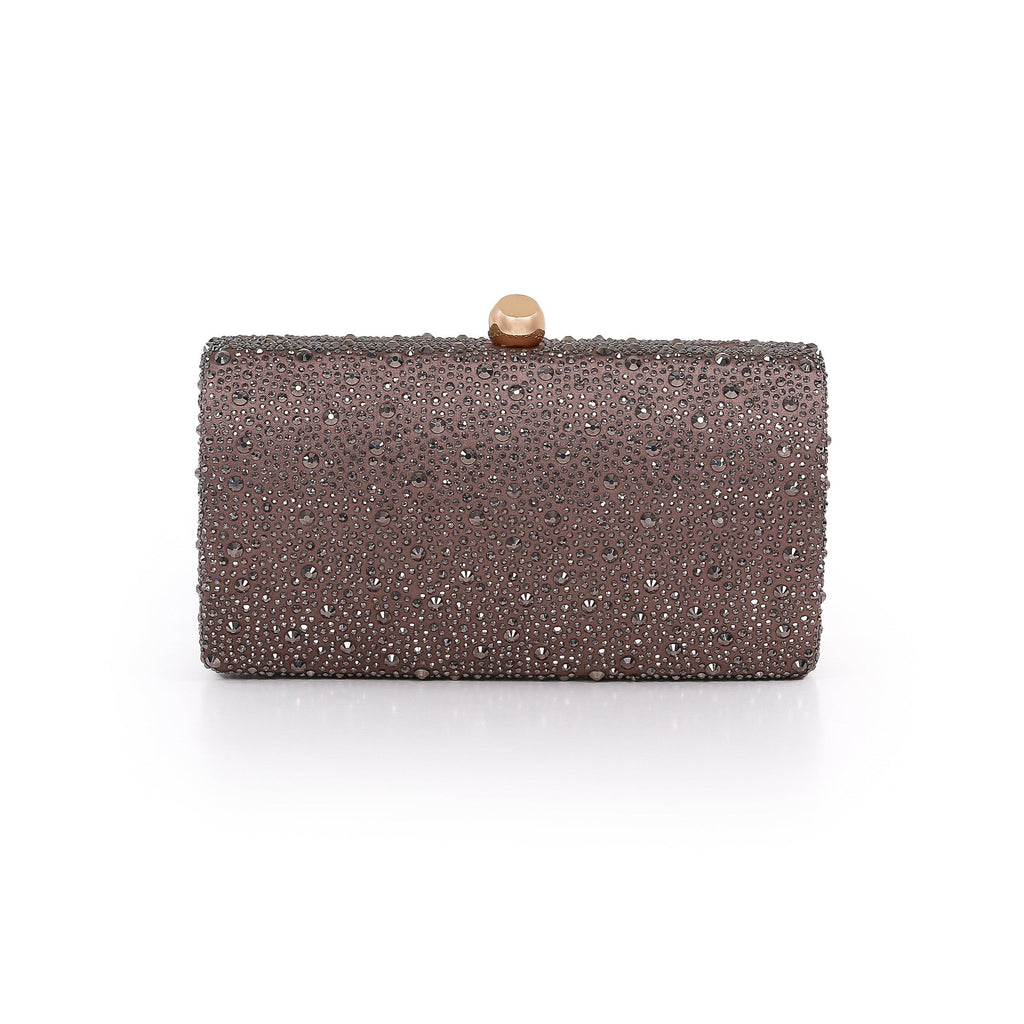 Fern Mixed Crystal Minaudiere