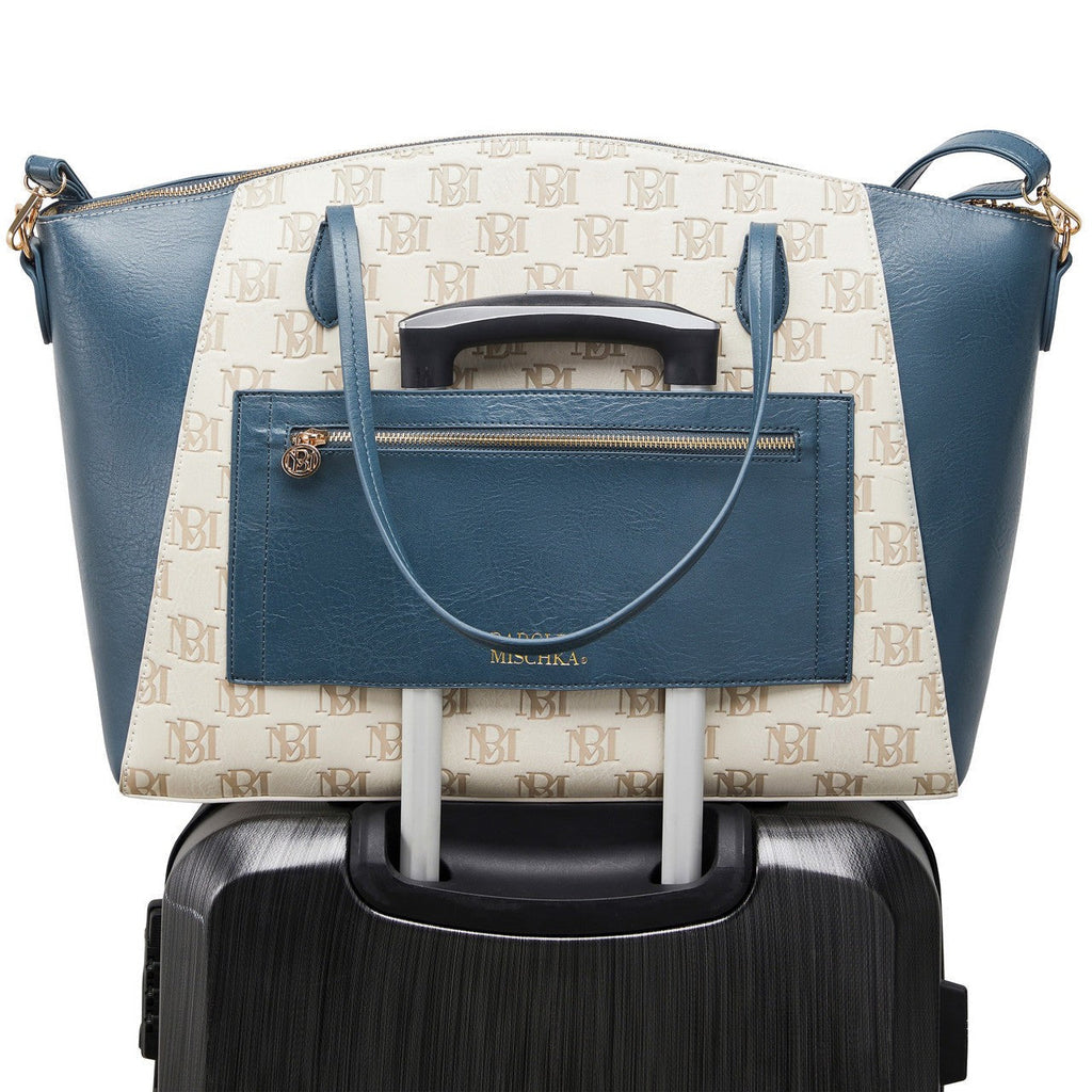 Caroline Vegan Leather Tote Weekender Travel Bag