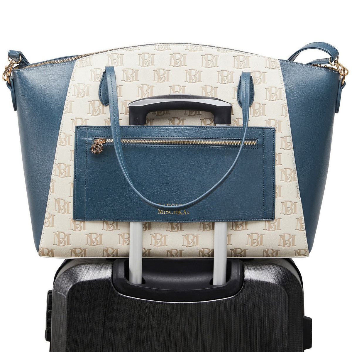 Caroline Vegan Leather Tote Weekender Travel Bag