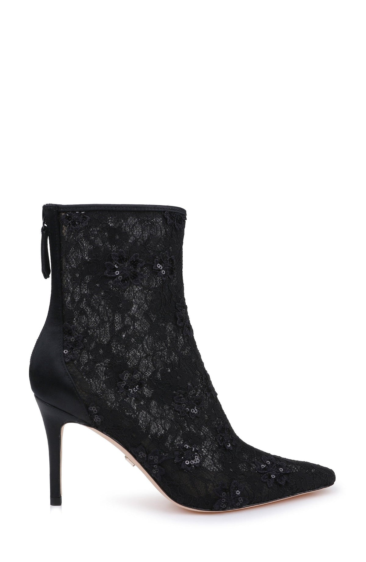 Raya Pointed Toe Zip-Up Ankle Boot