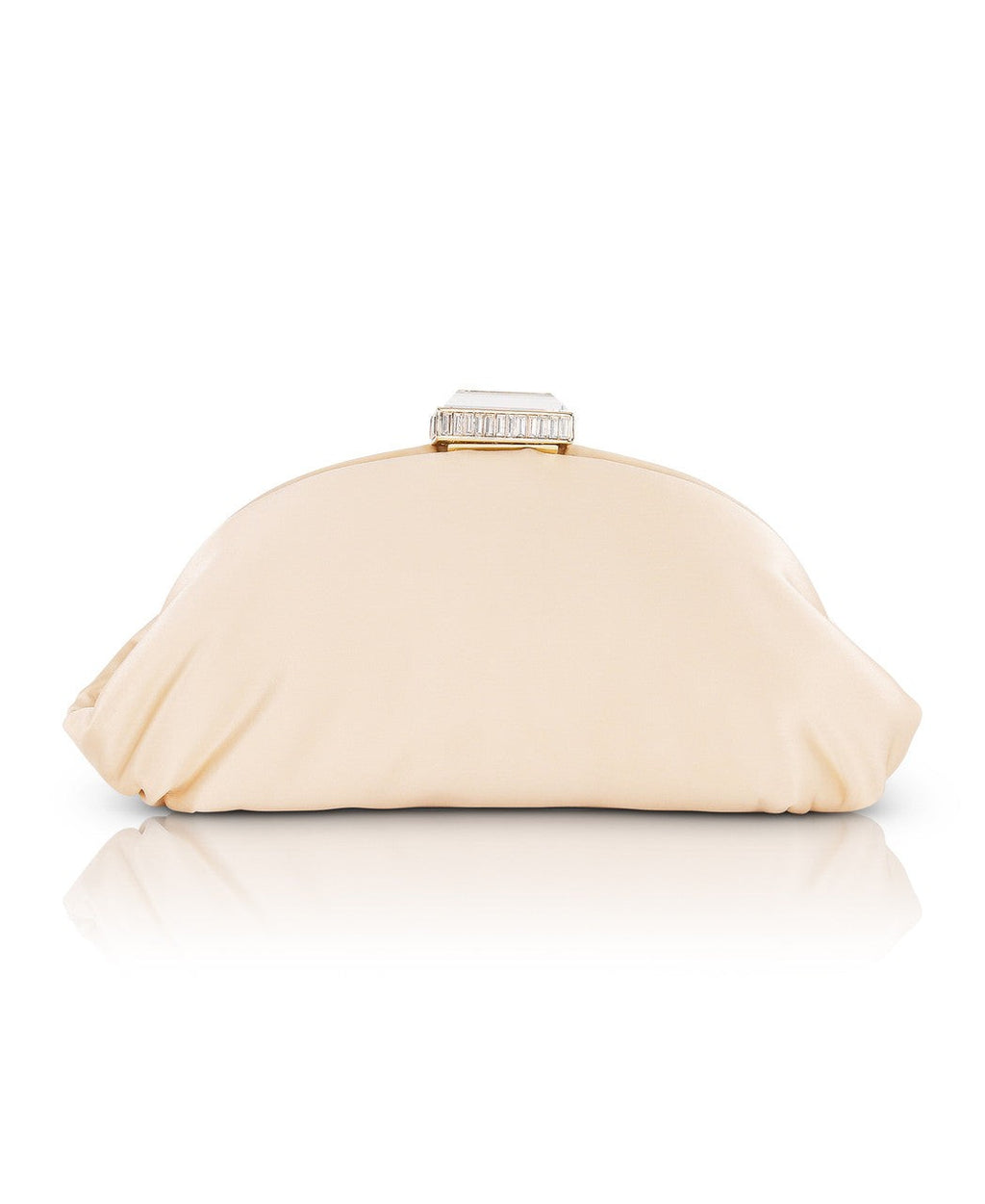 Leia Satin Pouch Clutch