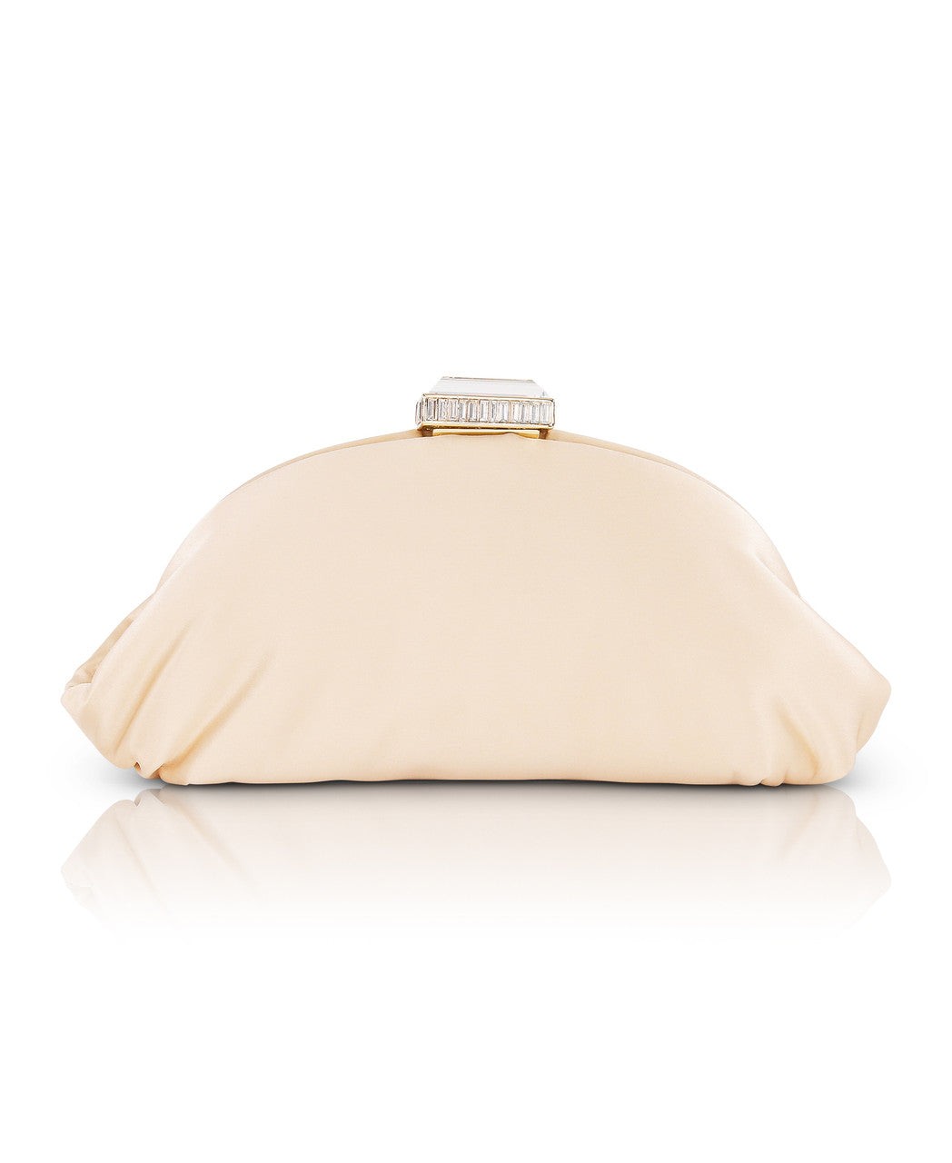 Leia Satin Pouch Clutch