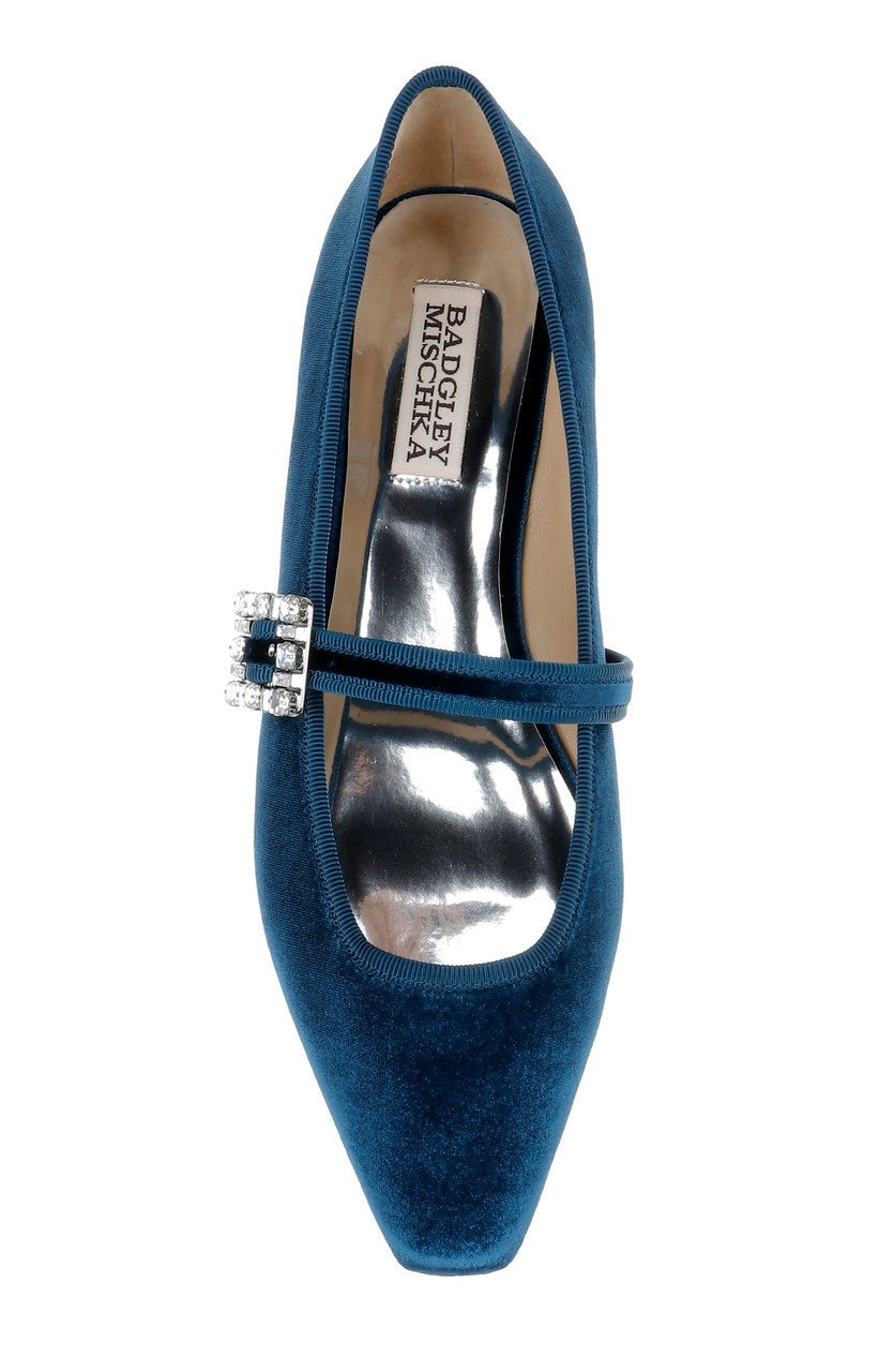 Brystol Ballerina Flats with Crystal Buckle