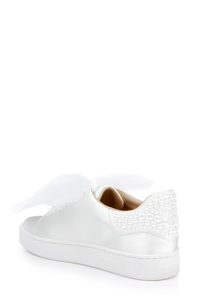 Gem Dressy Satin Sneakers