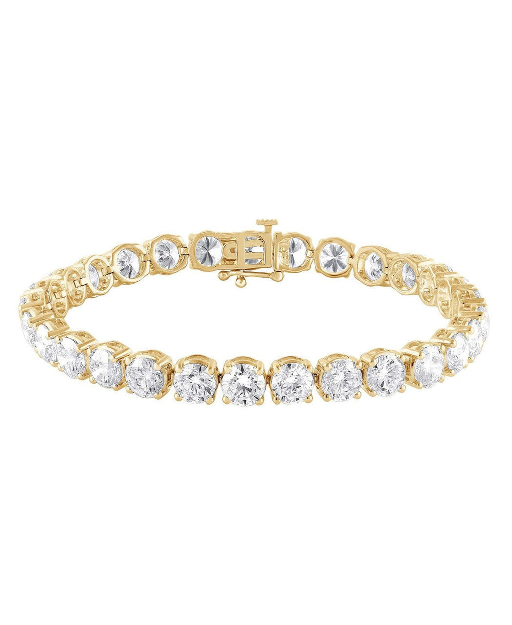 20CTTW Round Cut Diamond Tennis Bracelet