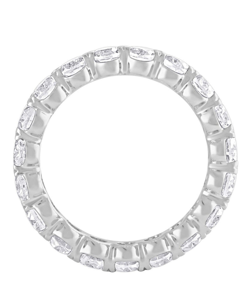 Oval-Cut Eternity Band Ring