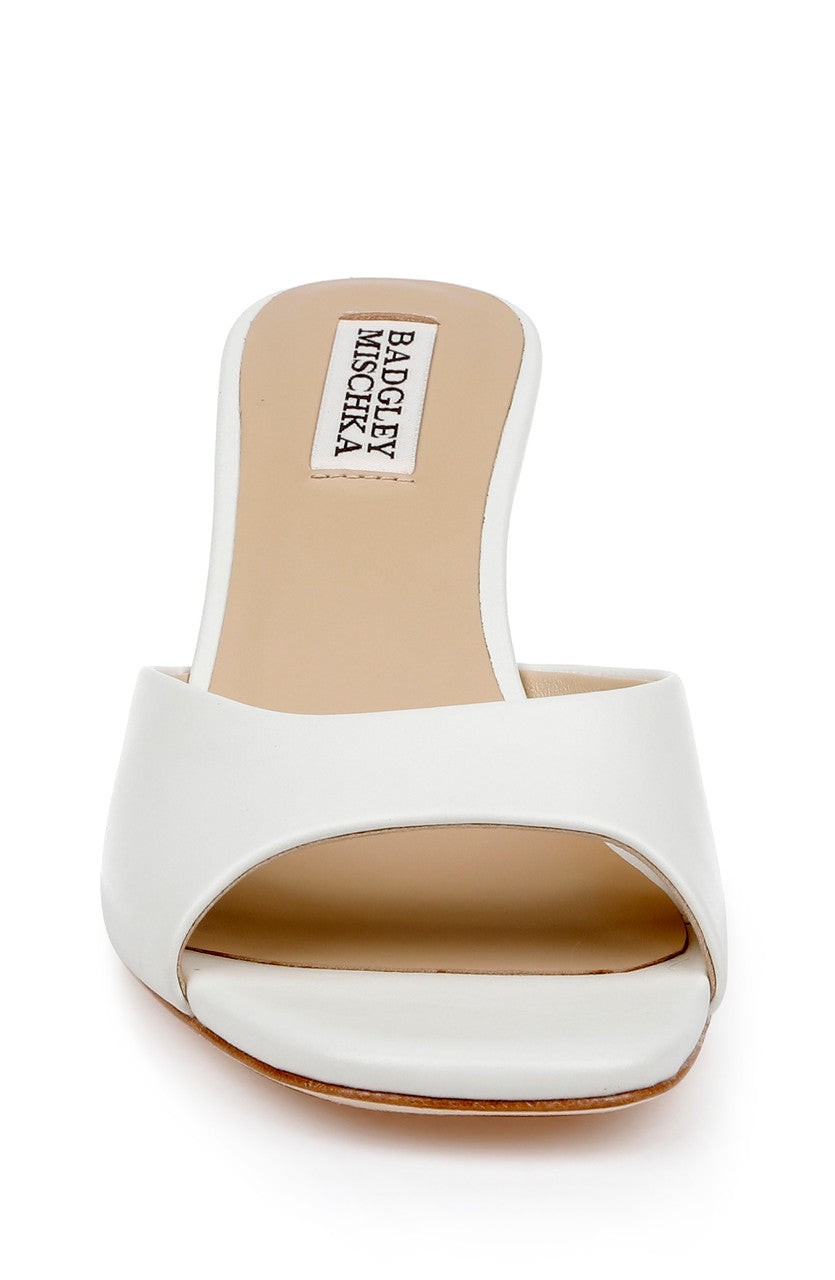 Draya Open Toe Mid Heel Mules