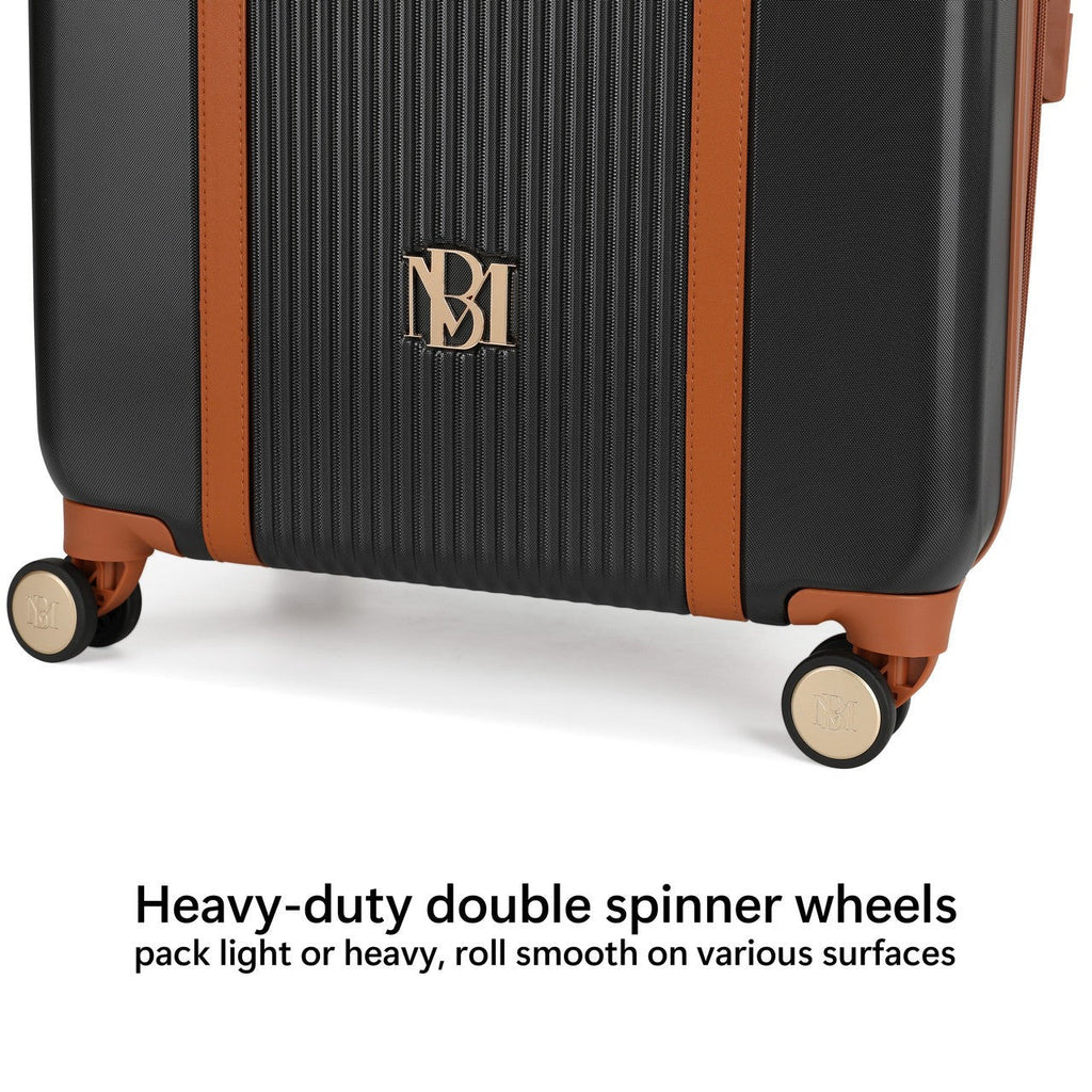 Mia 3 Piece Expandable Retro Luggage Set