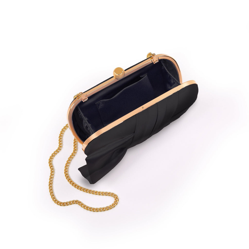 Margo Satin Tie Minaudiere