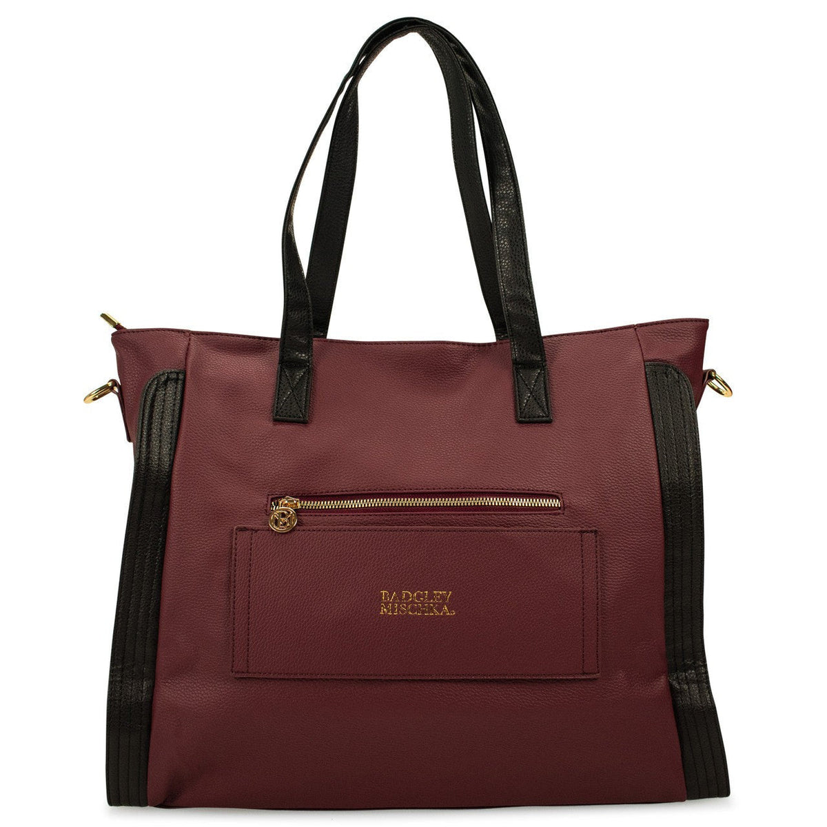 Rose Vegan Leather Travel Tote Weekender Bag
