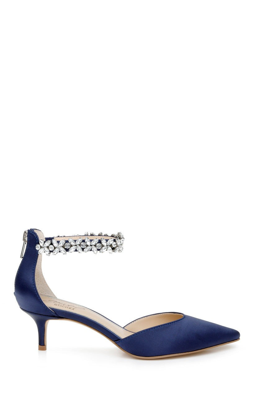 Robles Crystal Embellished Kitten Heel