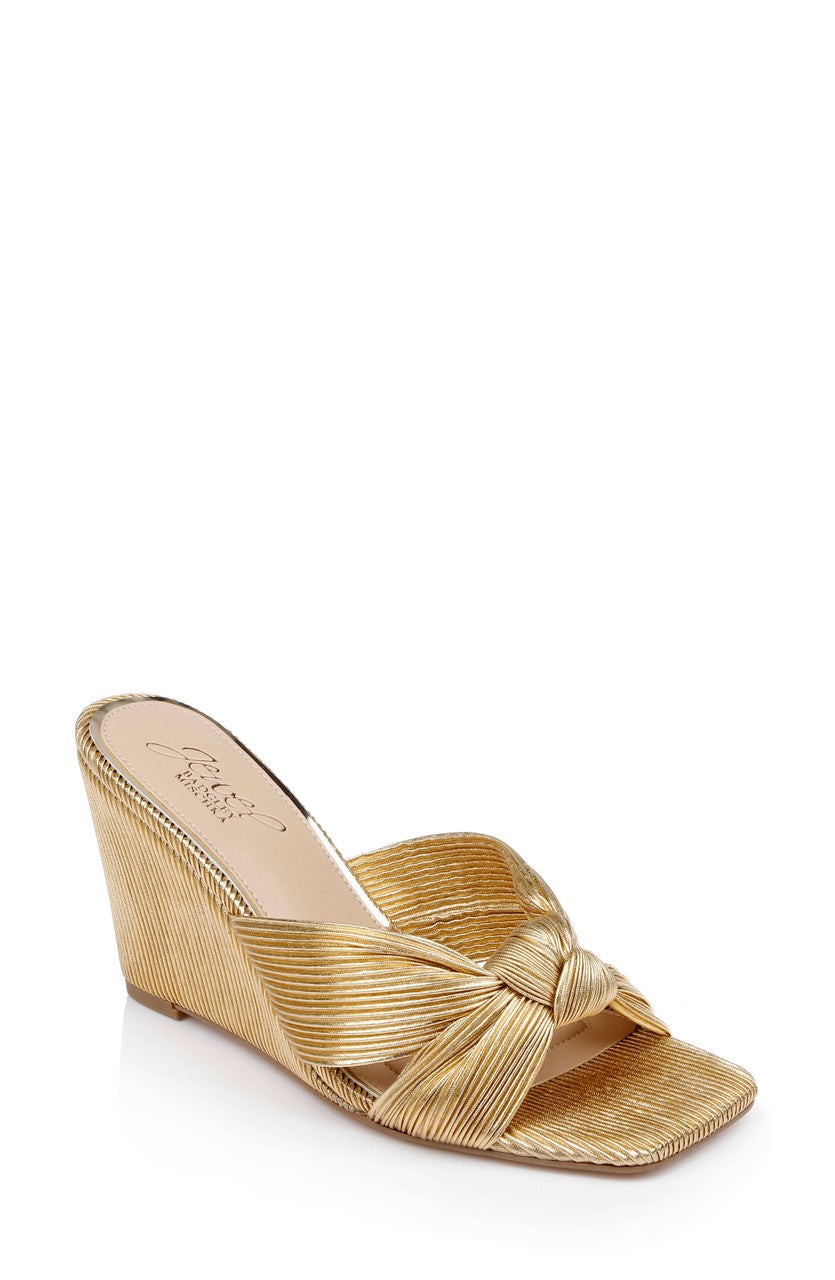 Hype Pleated Wedge Mule