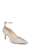 Jamila Ankle Strap Kitten Heel